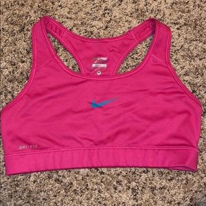 Pink Nike Sports Bra